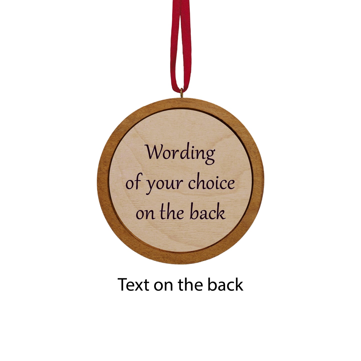 Tree Of Life Carved Wood Ornament