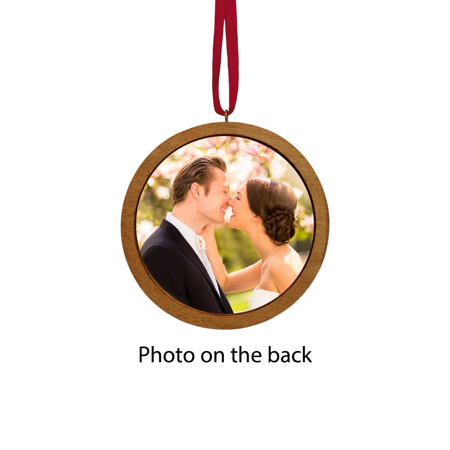 Bear Carved Wood Ornament