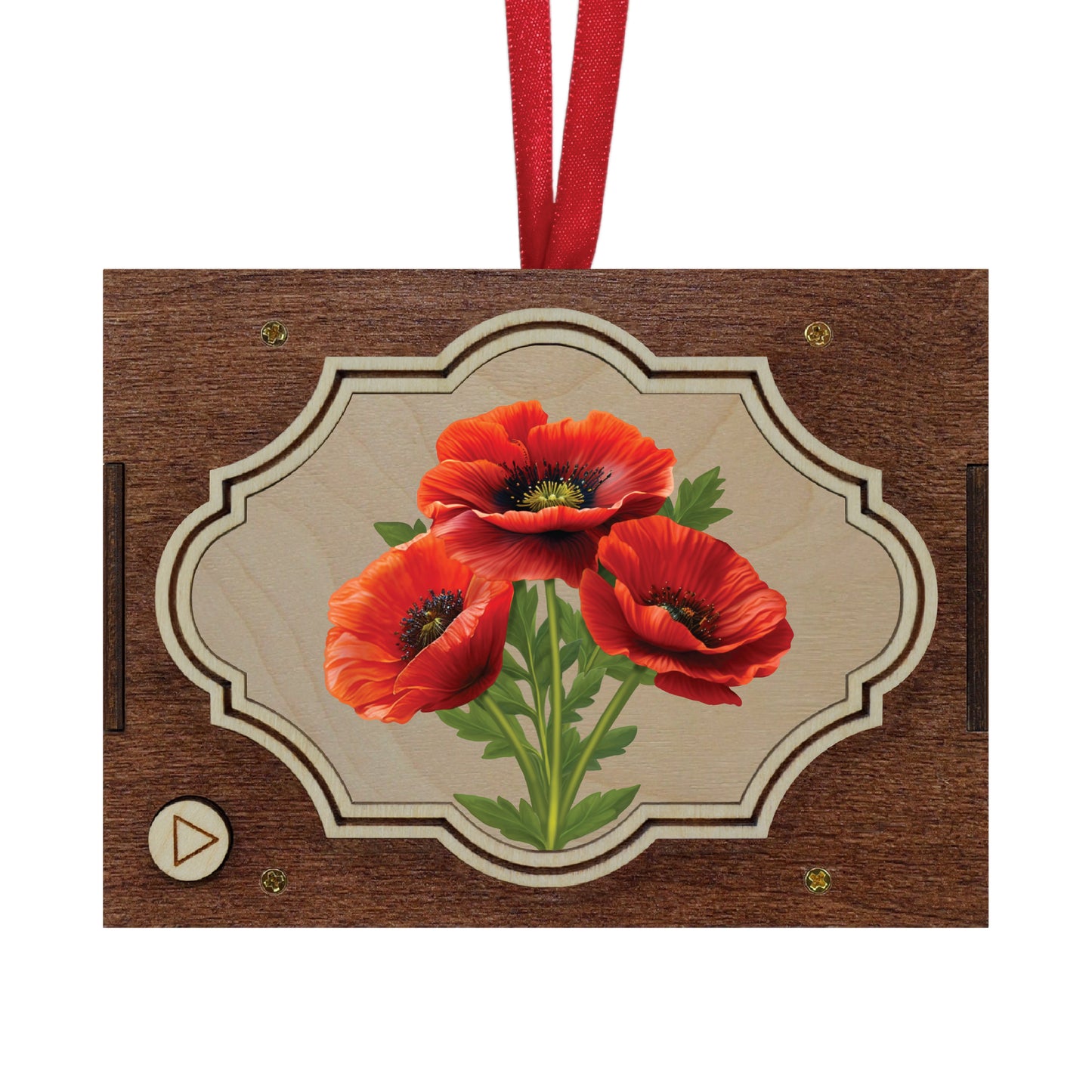 Flower MP3 Musical Ornament, 21 Flower Choices