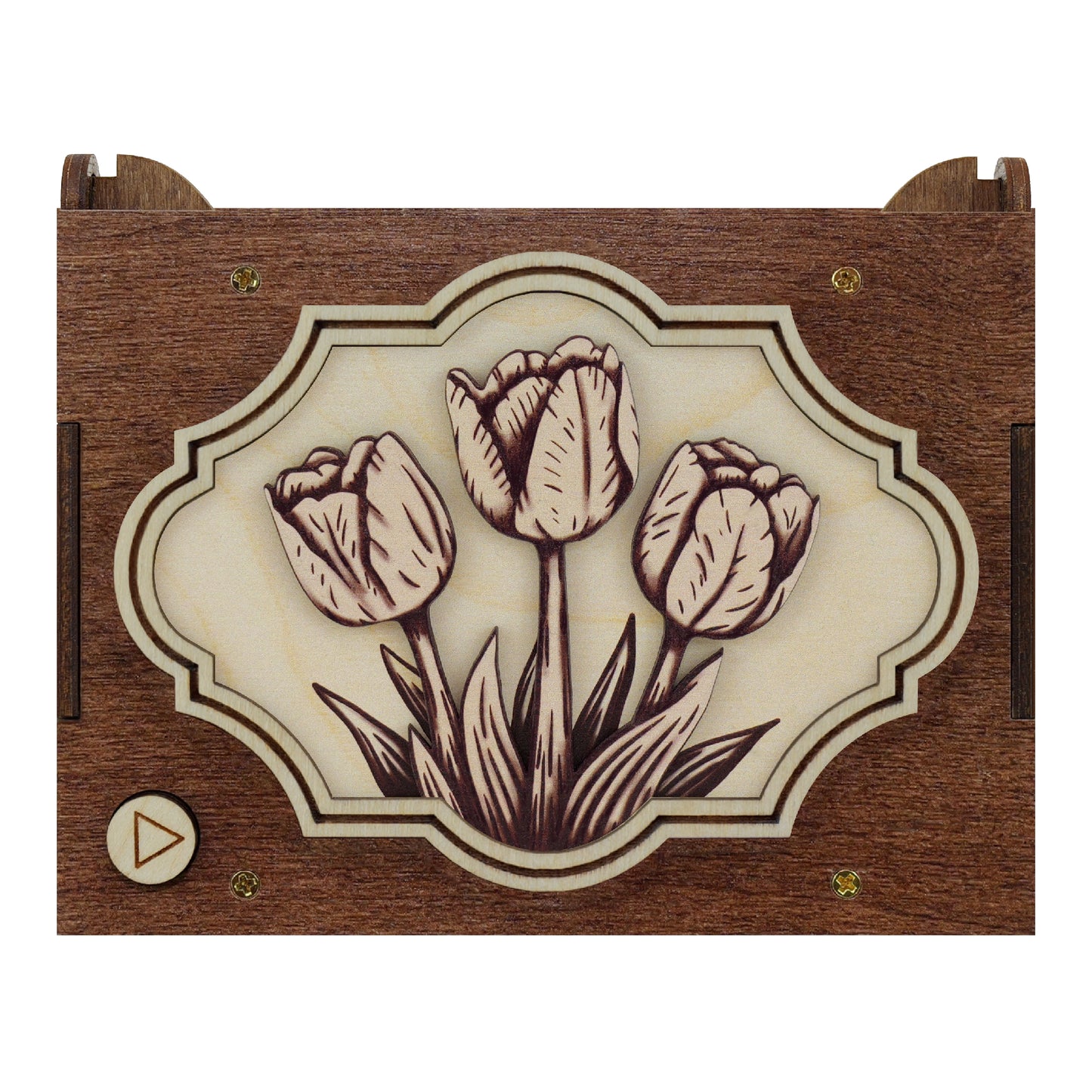 Flower MP3 Music Box - 21 Flower Options