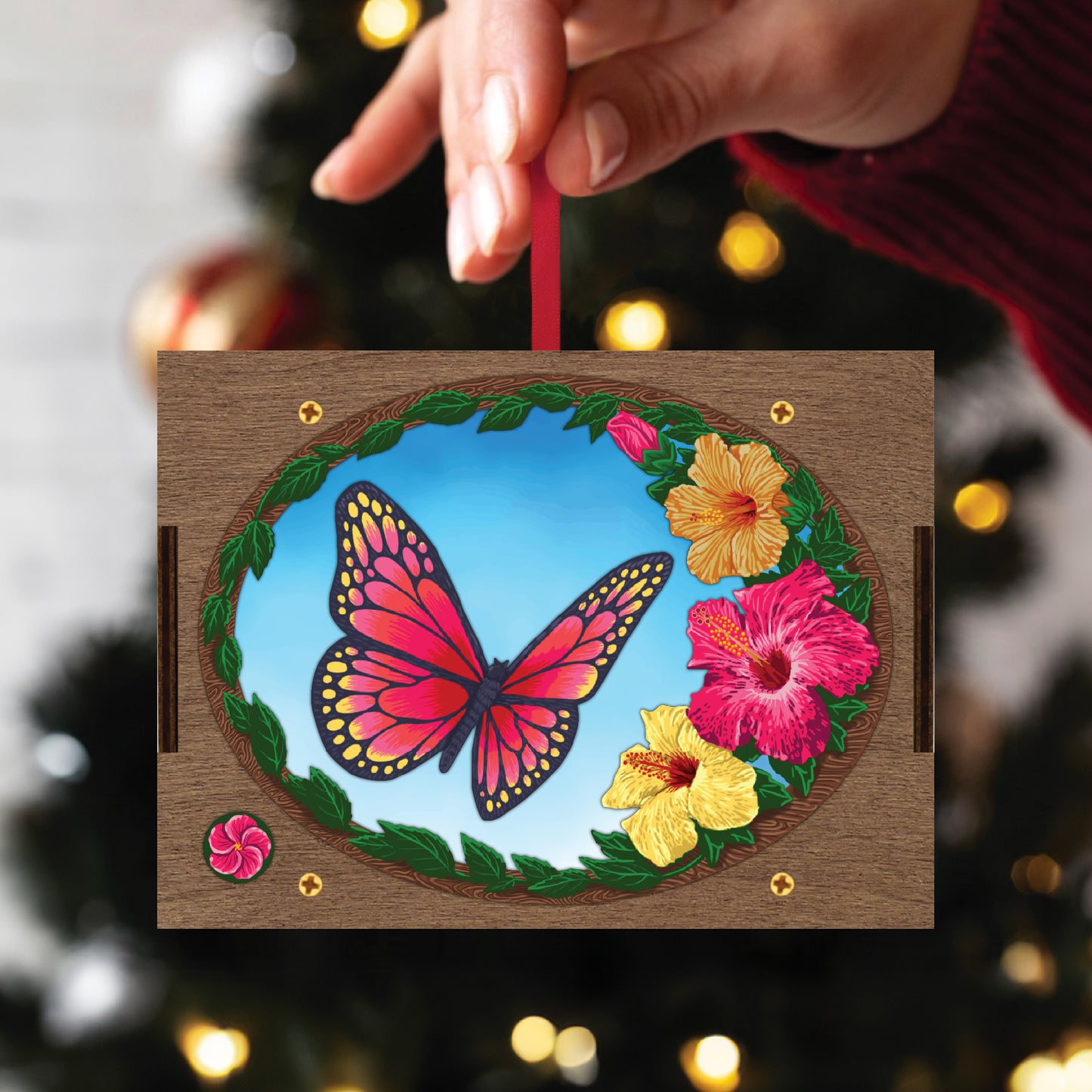Butterfly Colorful MP3 Musical Ornament