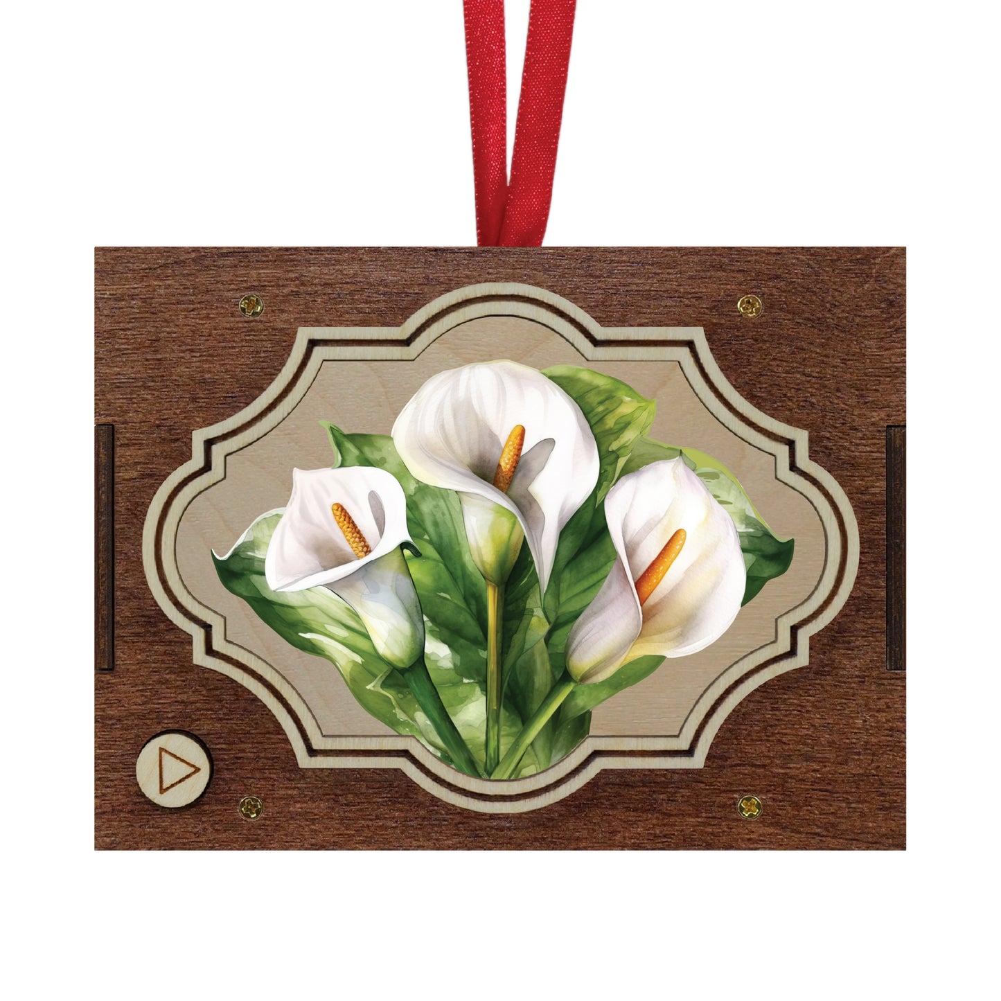 Flower MP3 Musical Ornament, 21 Flower Choices