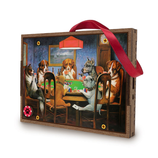 Dogs Playing Poker MP3 Musical Ornament