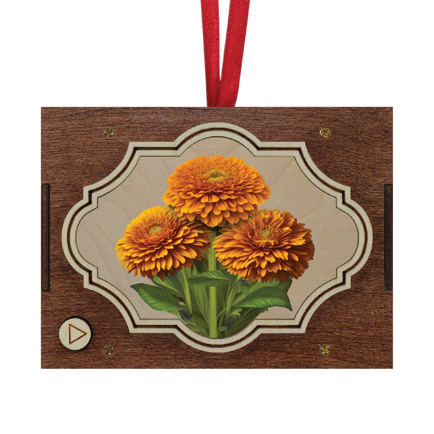 Flower MP3 Musical Ornament, 21 Flower Choices