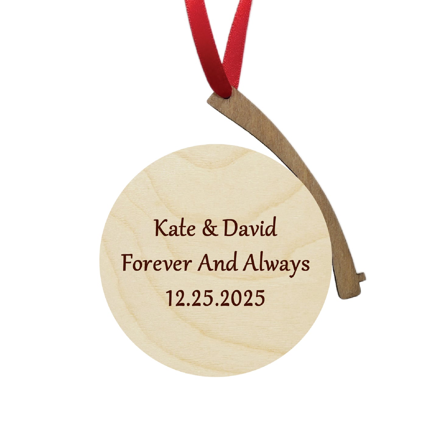 Record Ornament - Personal Photo & Lyrics