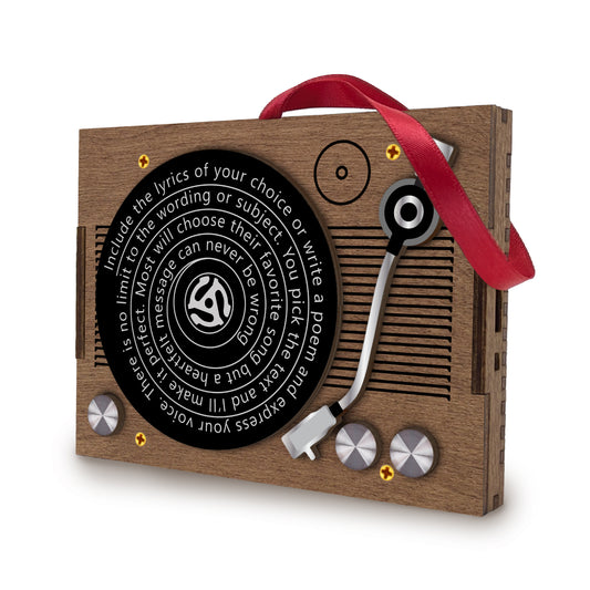 Record Player Ornament