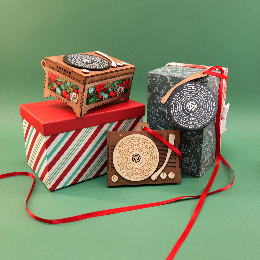 Custom Record Box for the Holidays