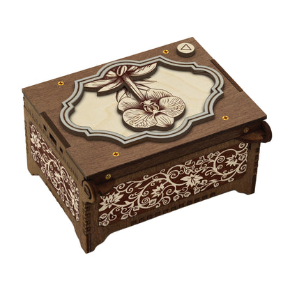 Orchid Flower MP3 Music Box