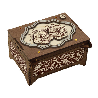 Pansies Flower MP3 Music Box