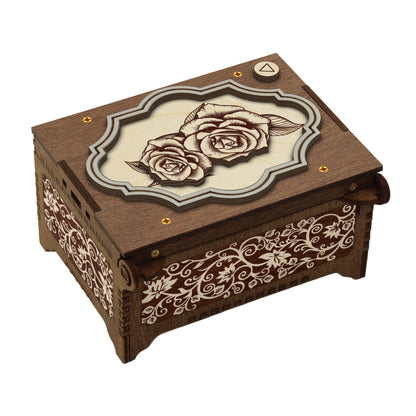 Rose Flower MP3 Music Box