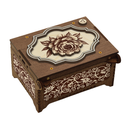 Peony Flower MP3 Music Box