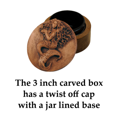 Mermaid Carved Box