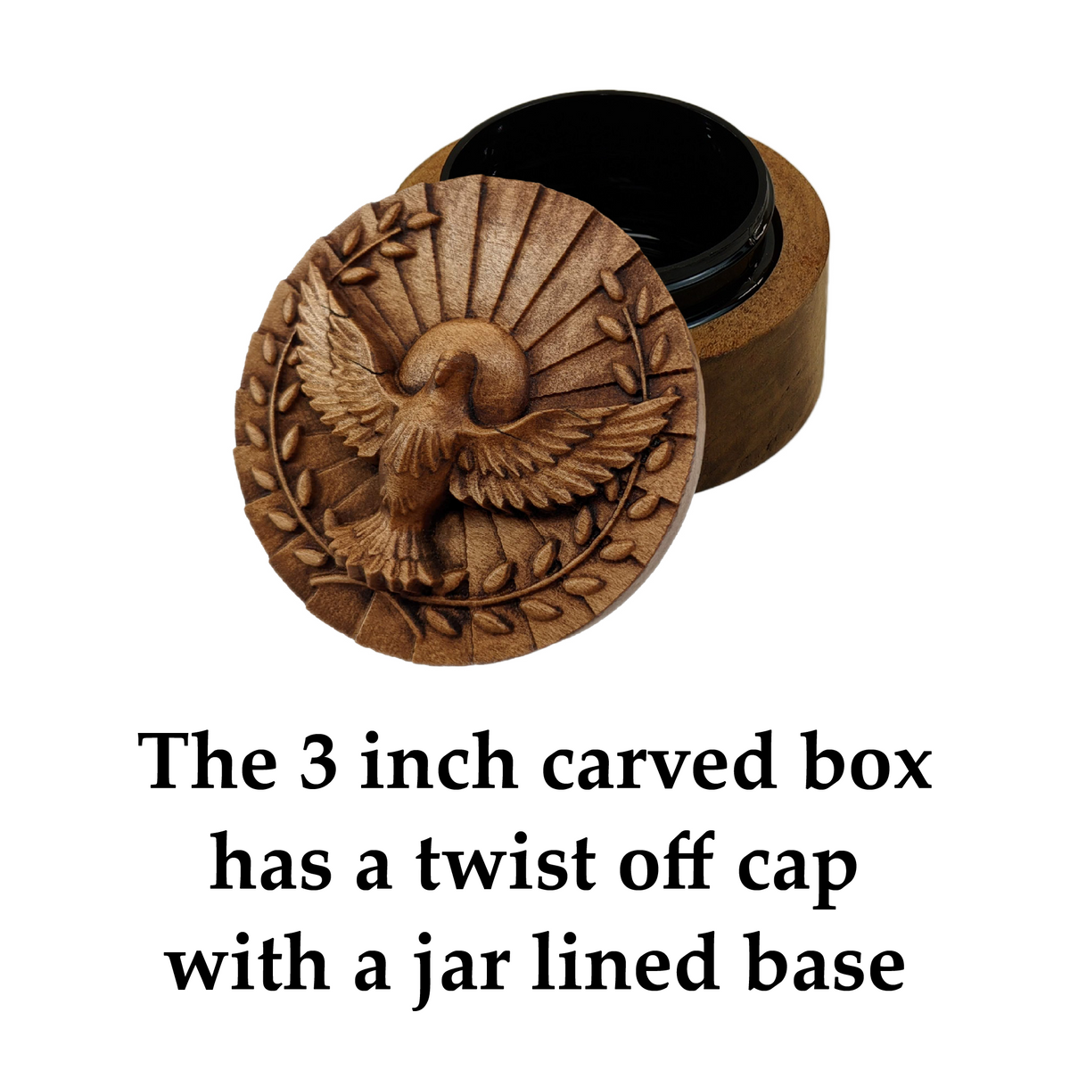 Peace Dove Carved Box