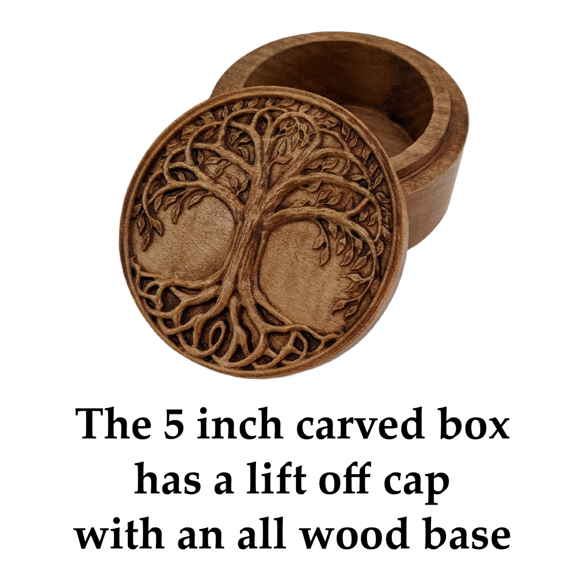 Tree of Life Carved Box
