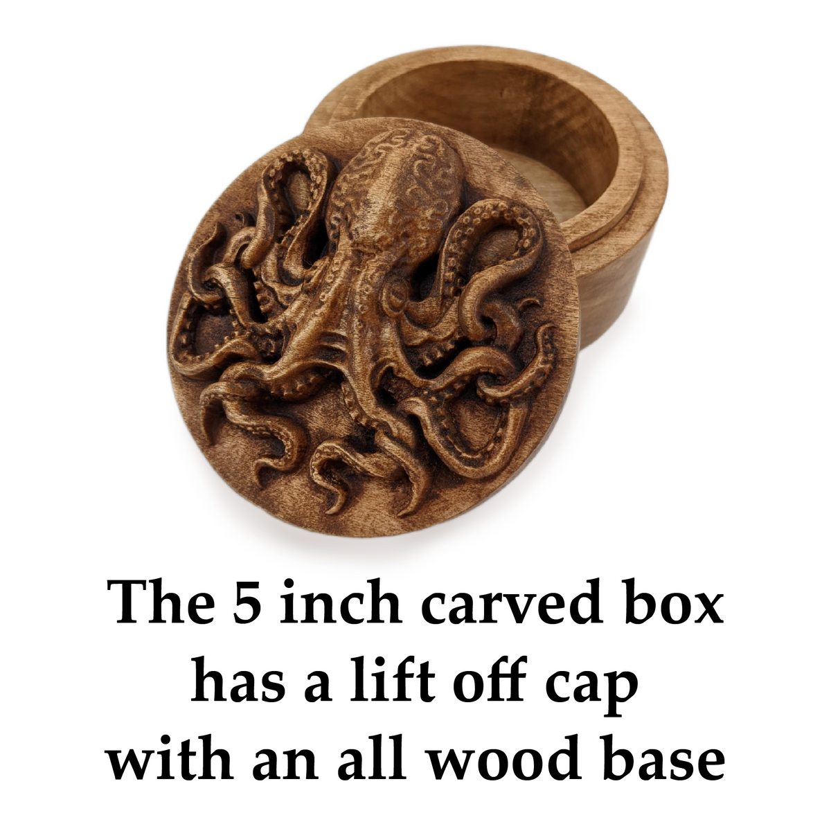 Octopus Carved Box