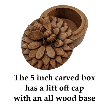 Bee Carved Box