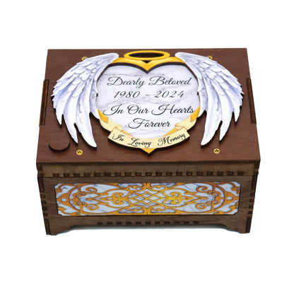 Angel Wings Memorial Music Box