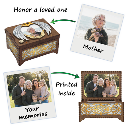 Angel Wings Memorial MP3 Music Box
