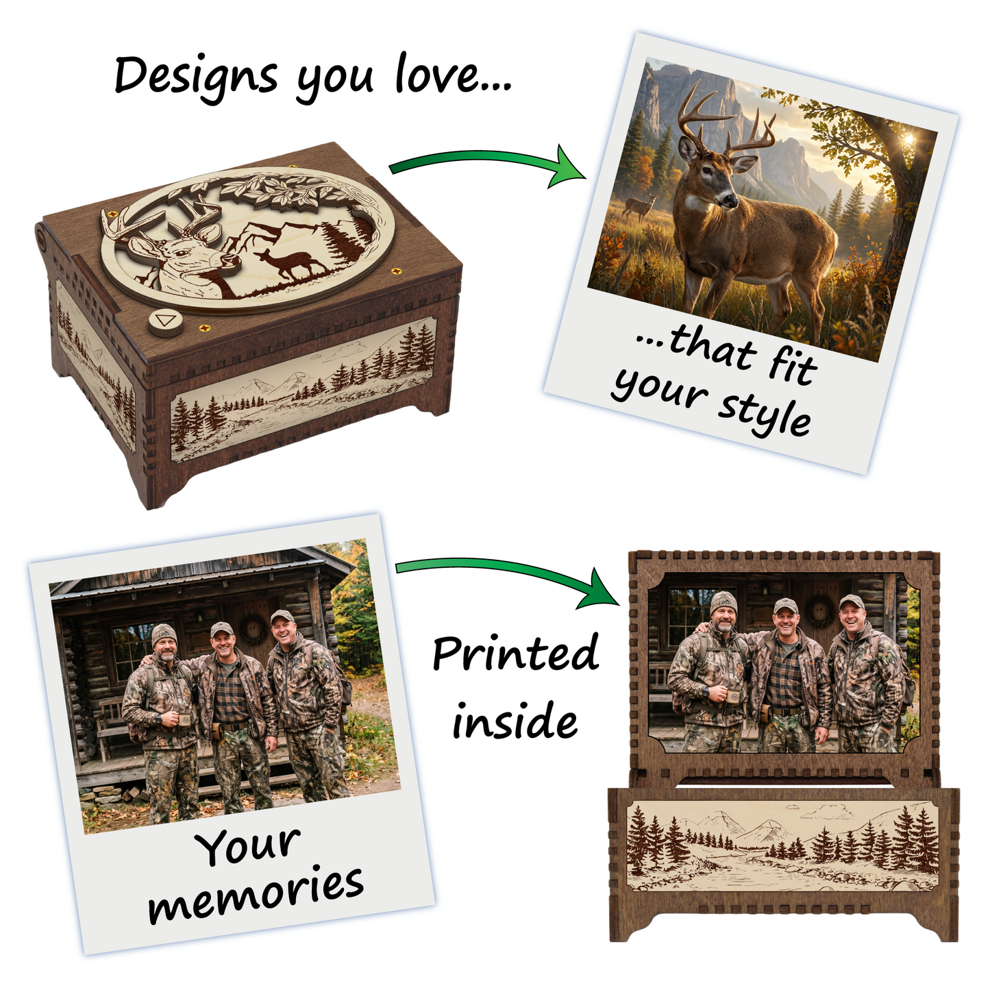 Wildlife Deer MP3 Music Box