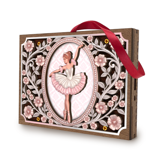 Ballerina Dancer MP3 Musical Ornament