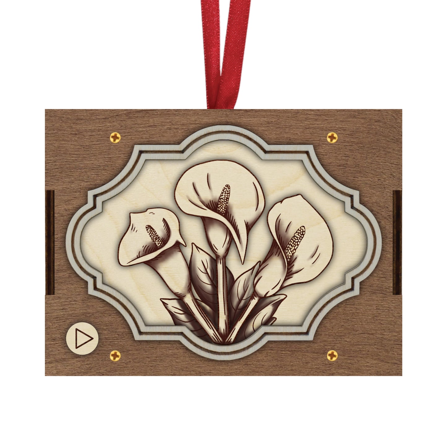 Flower MP3 Musical Ornament, 21 Flower Choices