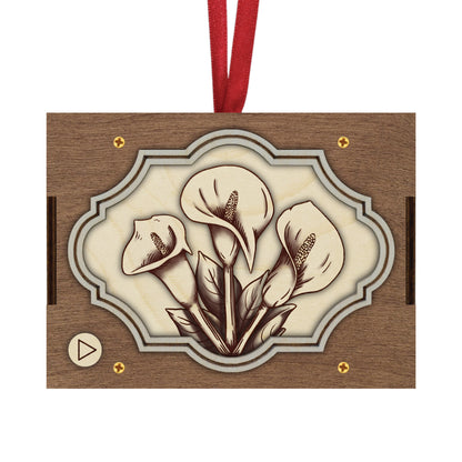 Flower MP3 Musical Ornament, 21 Flower Choices