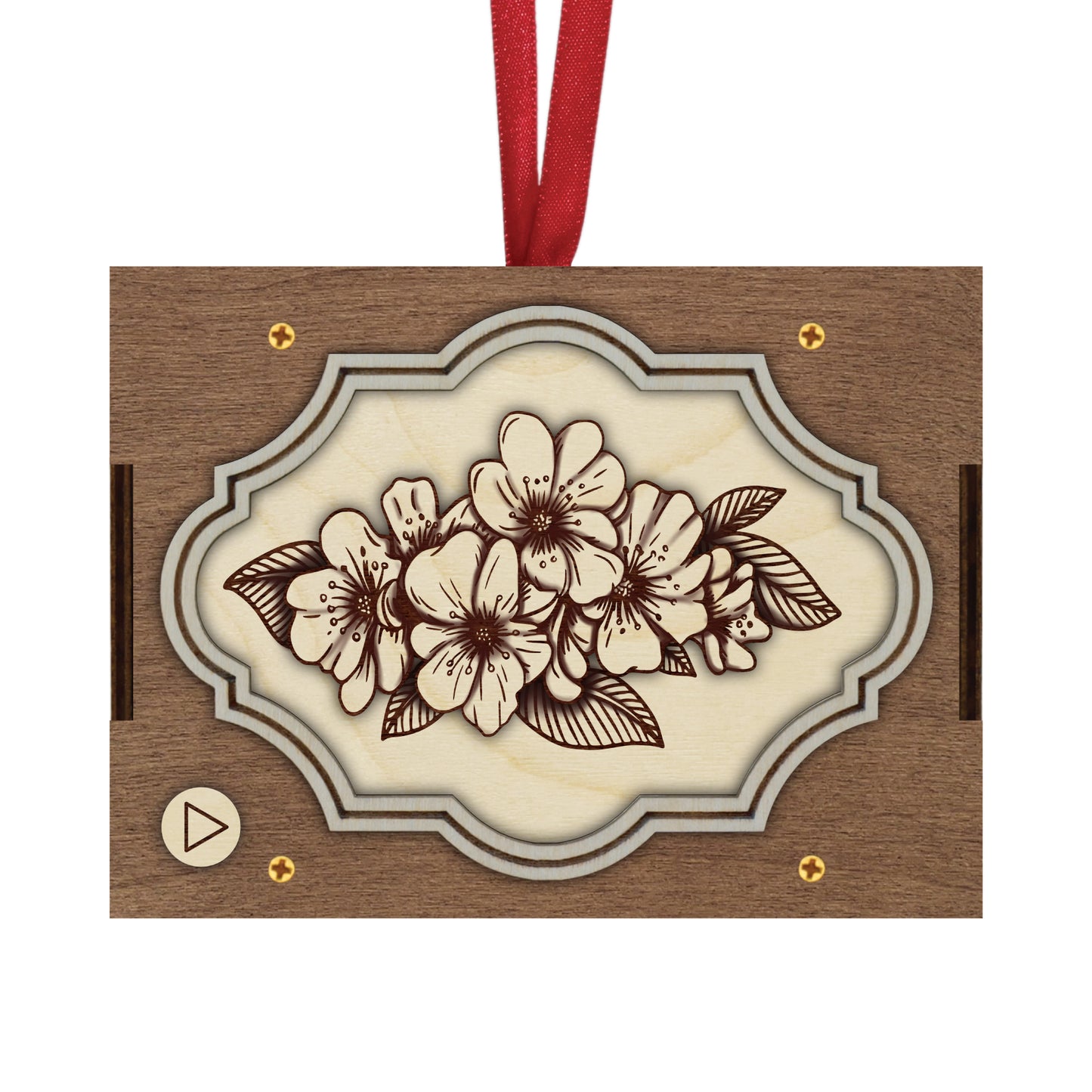 Flower MP3 Musical Ornament, 21 Flower Choices