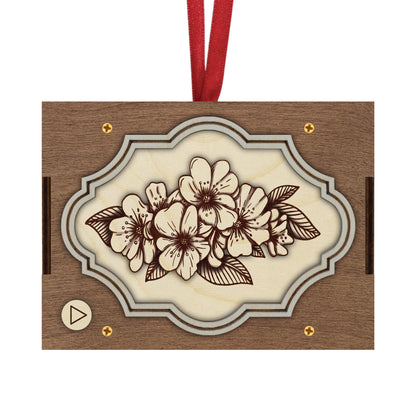 Flower MP3 Musical Ornament, 21 Flower Choices