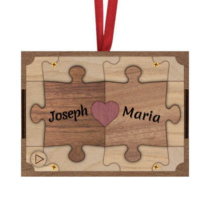 Puzzle Pieces MP3 Musical Ornament