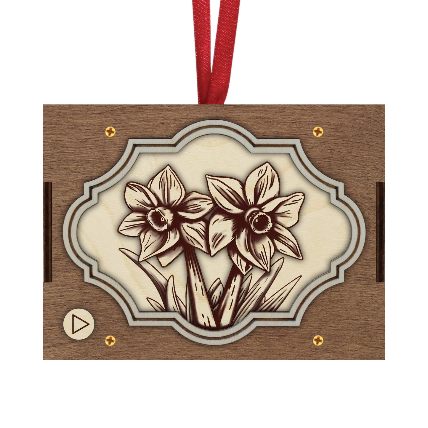 Flower MP3 Musical Ornament, 21 Flower Choices