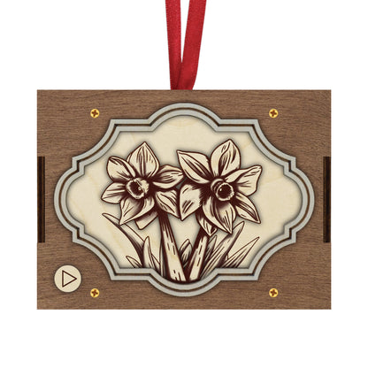 Flower MP3 Musical Ornament, 21 Flower Choices