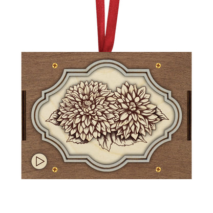 Flower MP3 Musical Ornament, 21 Flower Choices