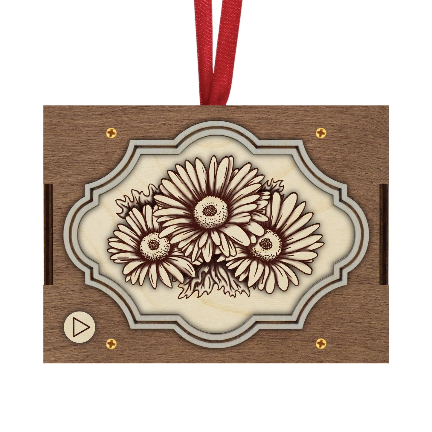 Flower MP3 Musical Ornament, 21 Flower Choices