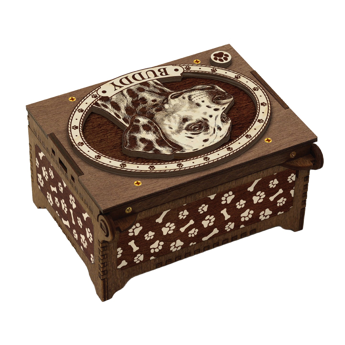 Dalmatian Dog Custom Memorial Music Box, Urn