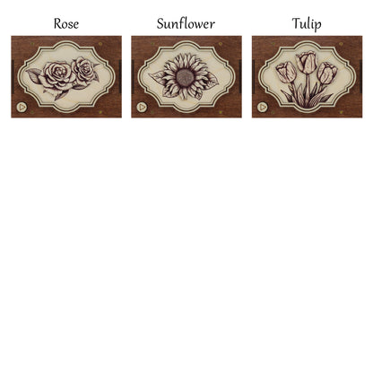 Flower MP3 Musical Ornament, 21 Flower Choices