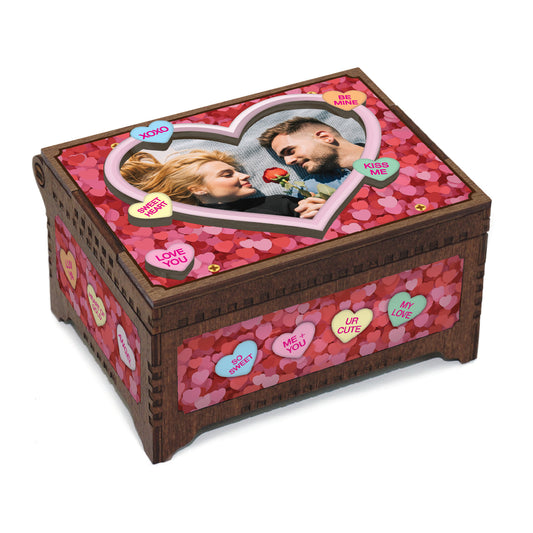 Conversation Hearts Music Box