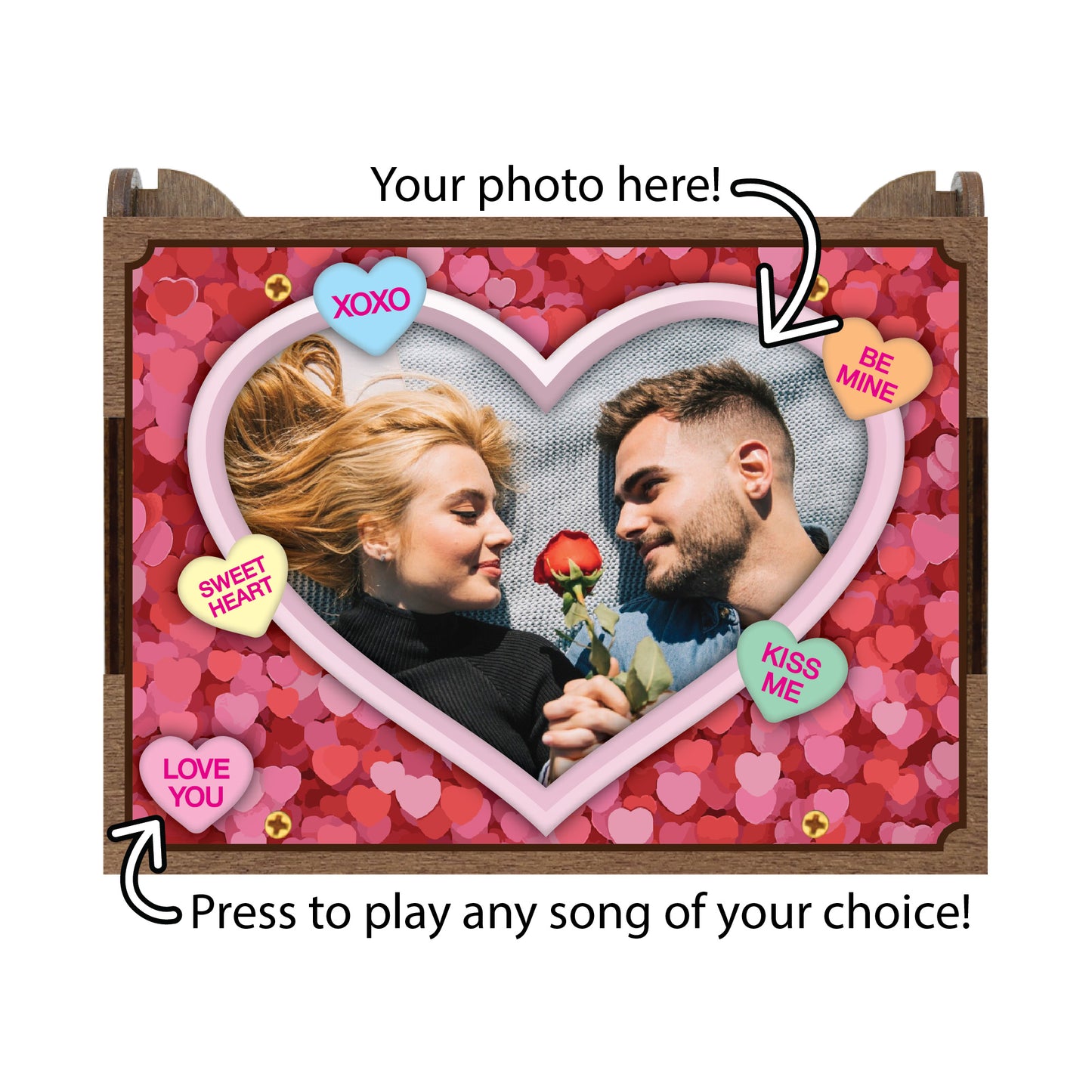 Conversation Hearts Music Box