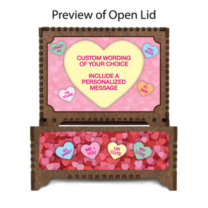 Conversation Hearts Music Box