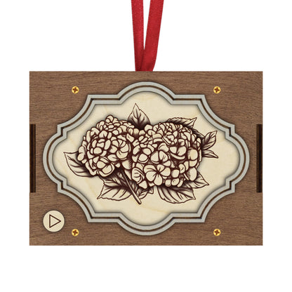 Flower MP3 Musical Ornament, 21 Flower Choices