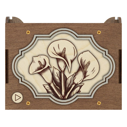 Calla Lily Flower MP3 Music Box