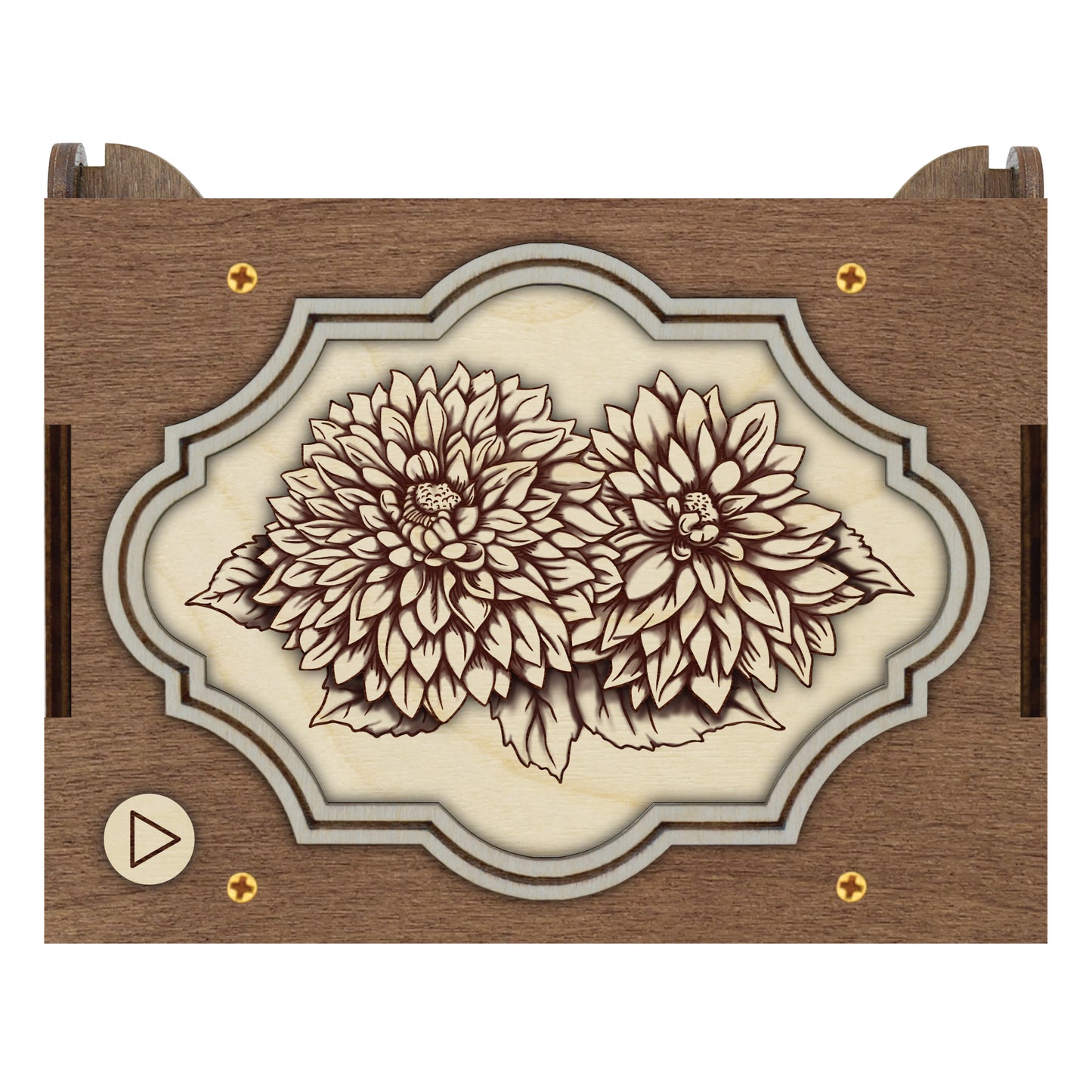 Dahlia Flower MP3 Music Box