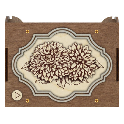 Dahlia Flower MP3 Music Box