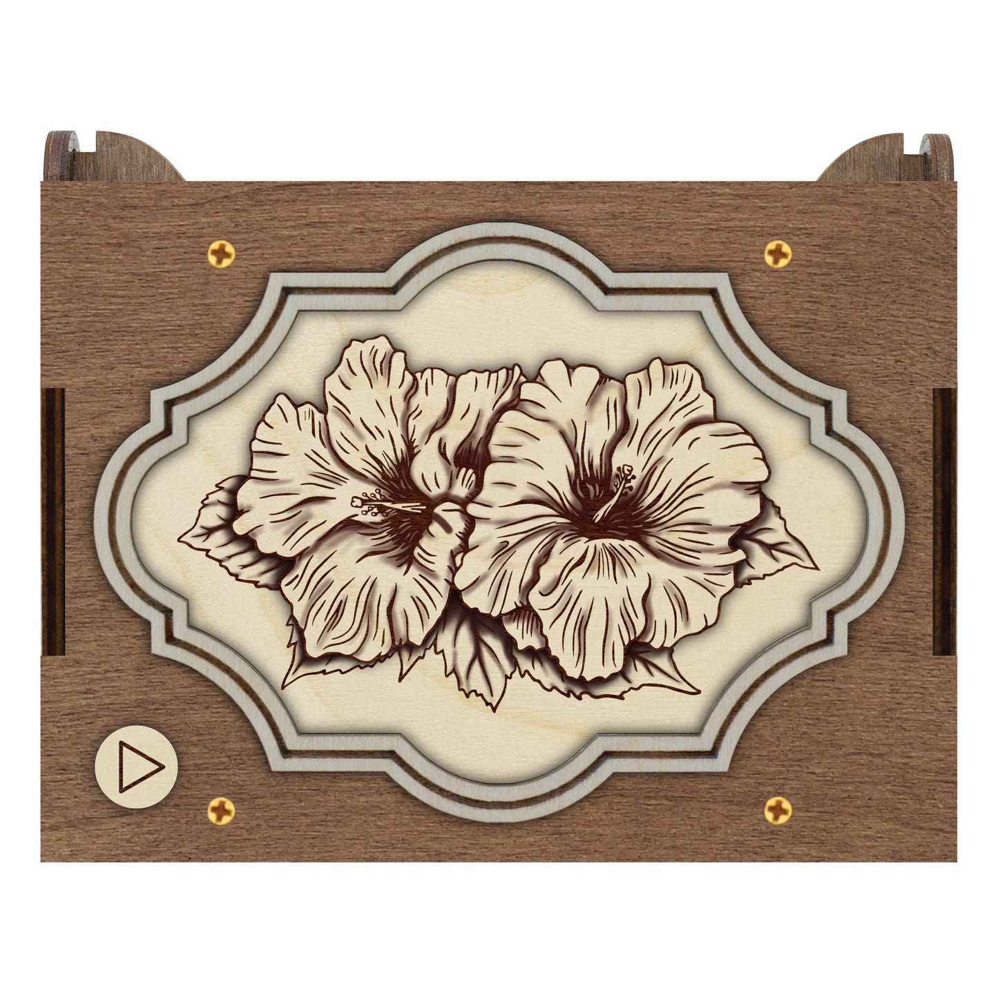 Hibiscus Flower MP3 Music Box