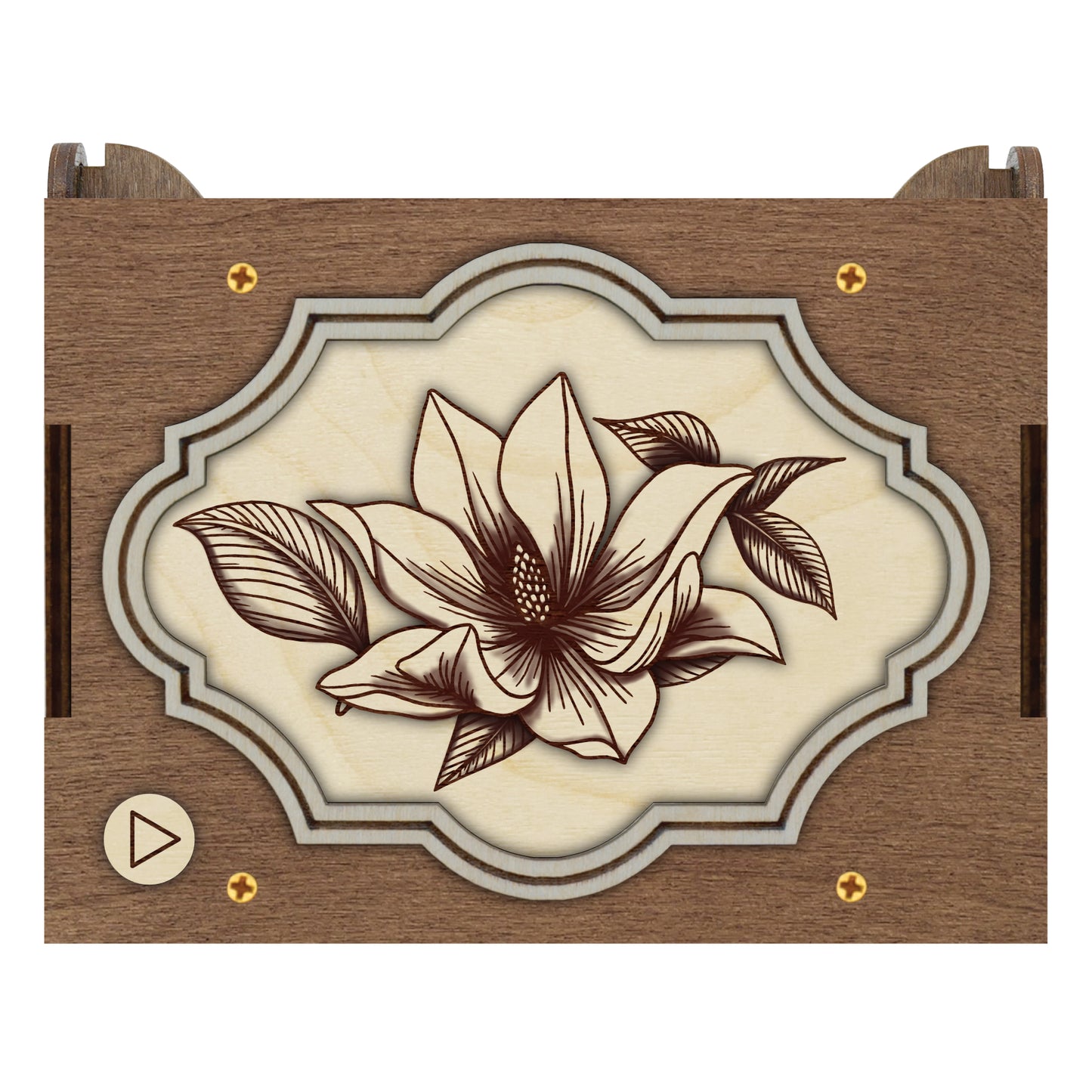 Magnolia Flower MP3 Music Box