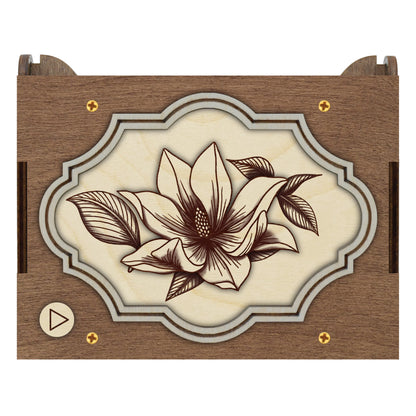 Magnolia Flower MP3 Music Box
