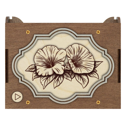 Morning Glory Flower MP3 Music Box
