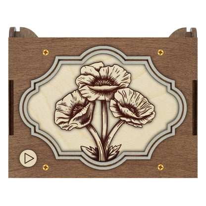 Poppy Flower MP3 Music Box