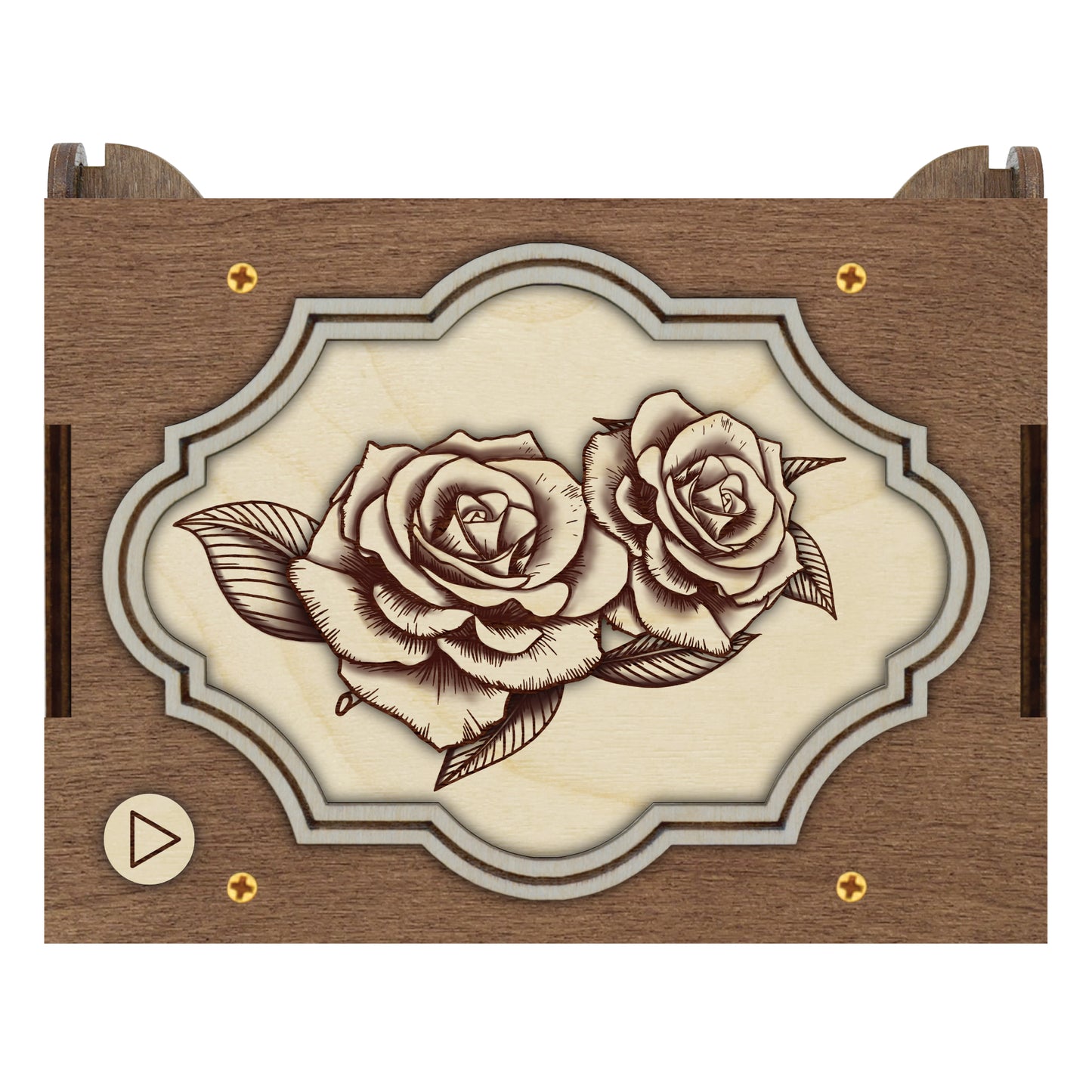 Rose Flower MP3 Music Box