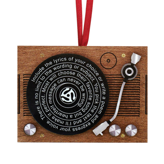 Record Player Ornament