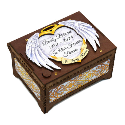 Angel Wings Memorial Music Box